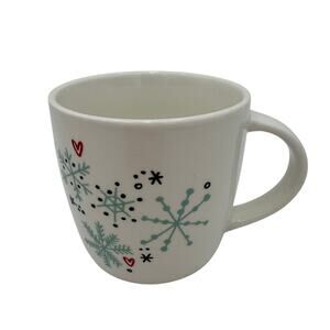 Starbucks Mug Snowflake Winter Holiday 14 oz Coffee Tea Mug